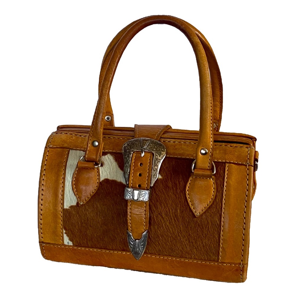 Western leather/cowhide purse